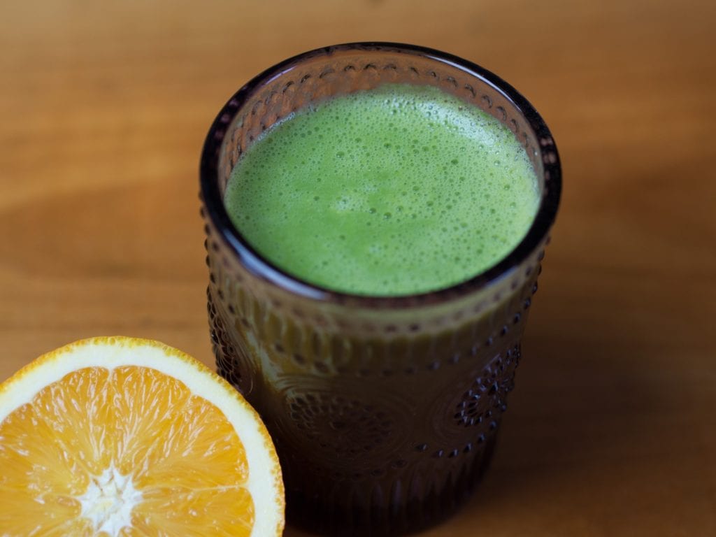 green citrus juice