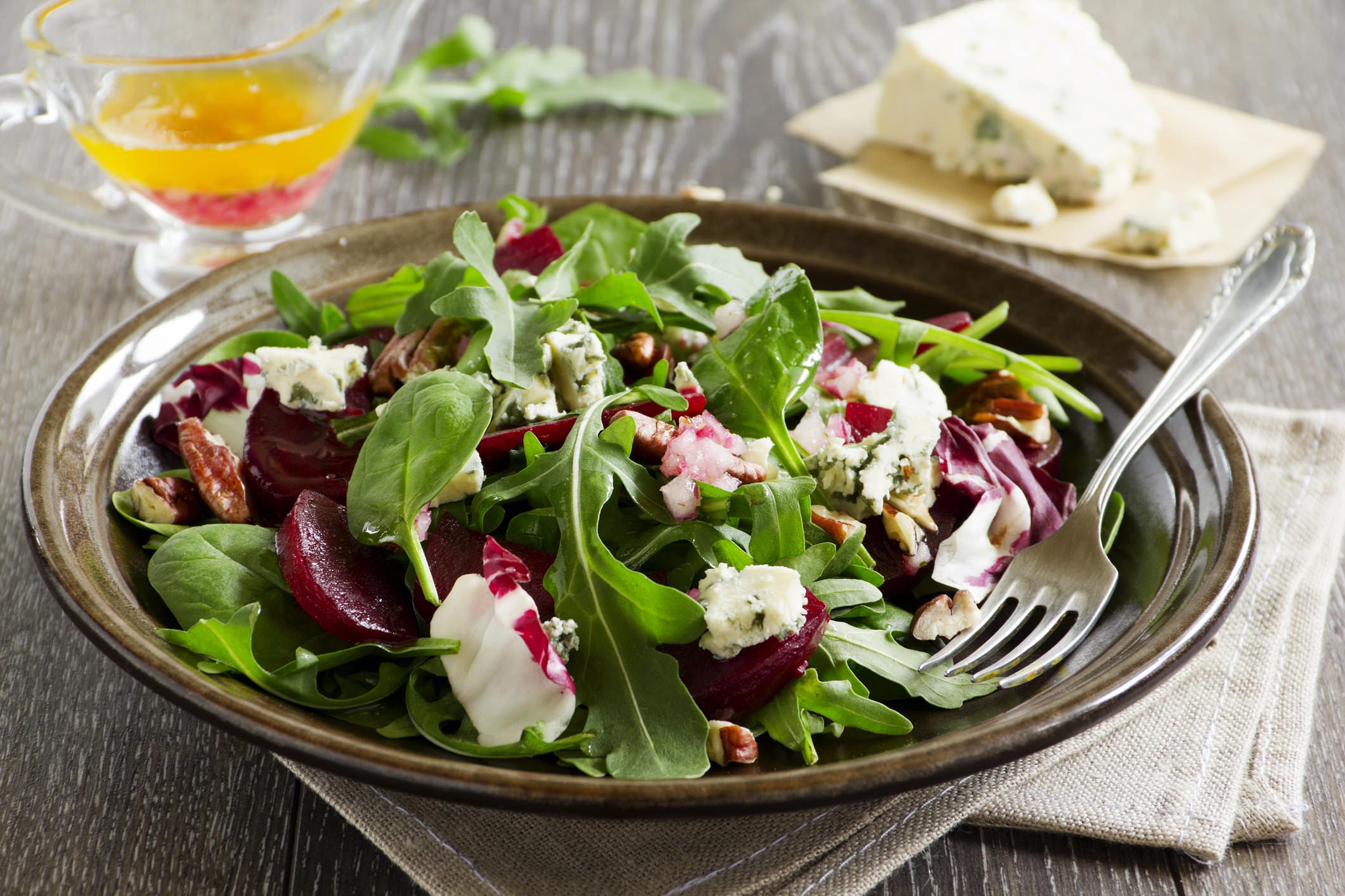 KOHLRABI KALE BEET SALAD