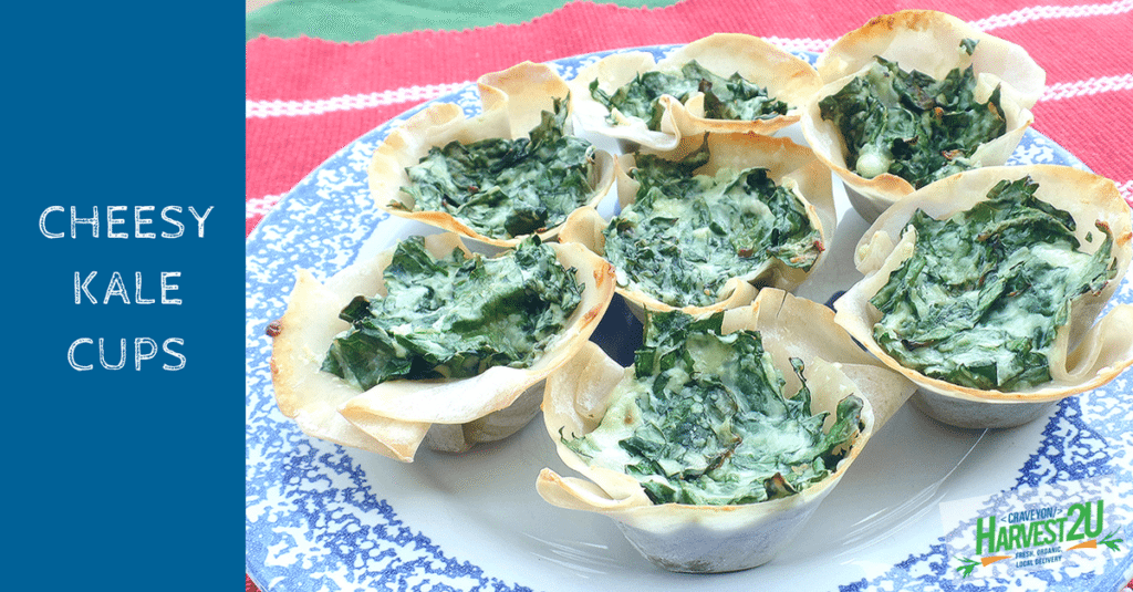 Cheesy Kale Cups