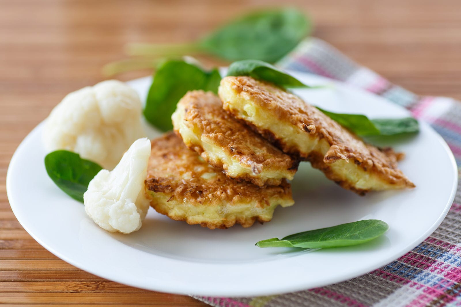 Gluten Free Cauliflower Fritters