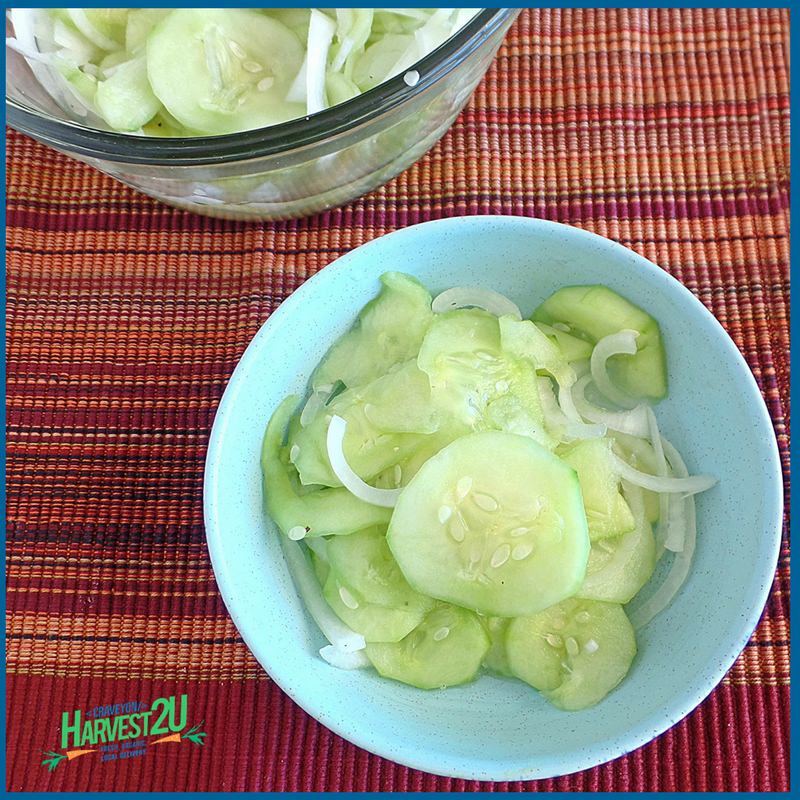 dairy free cucumber salad