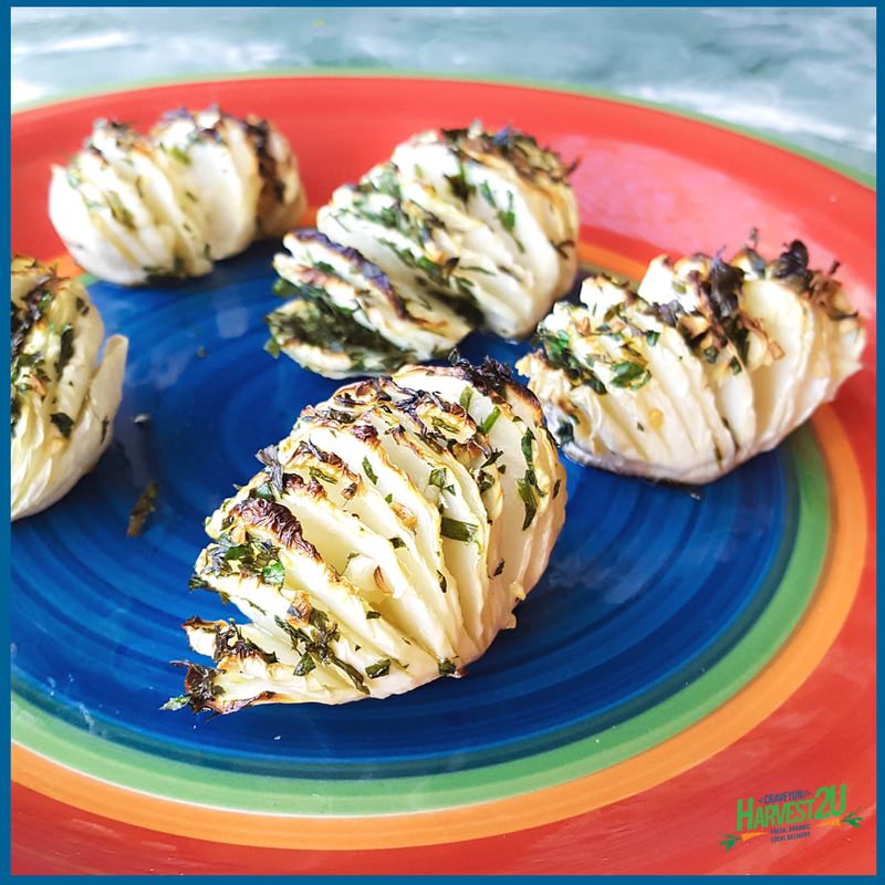 Hasselback Turnips