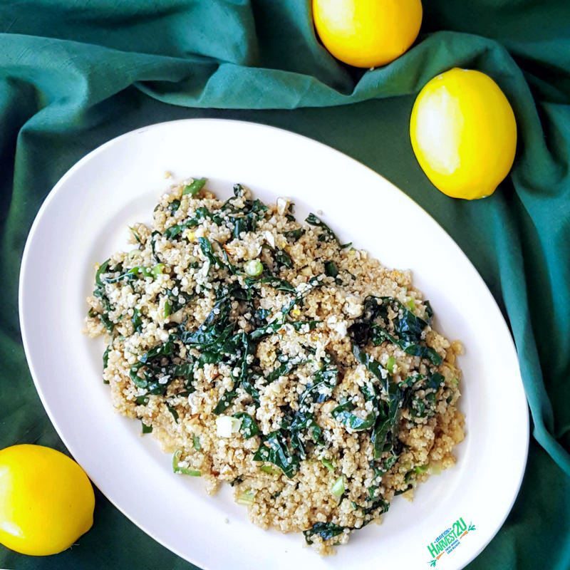 Lemony Kale and Quinoa