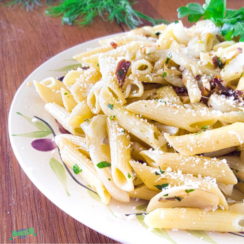 Fennel and Sun-Dried Tomato Pasta