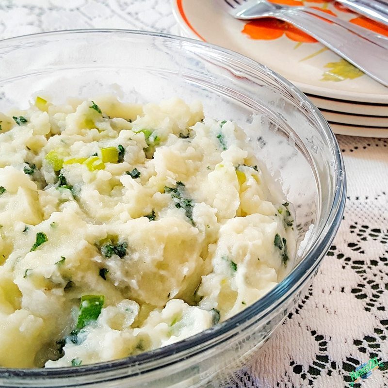 Irish Potatoes and Kale - colcannon