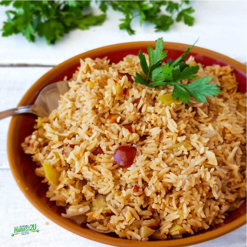 Jujube Pecan Rice Pilaf