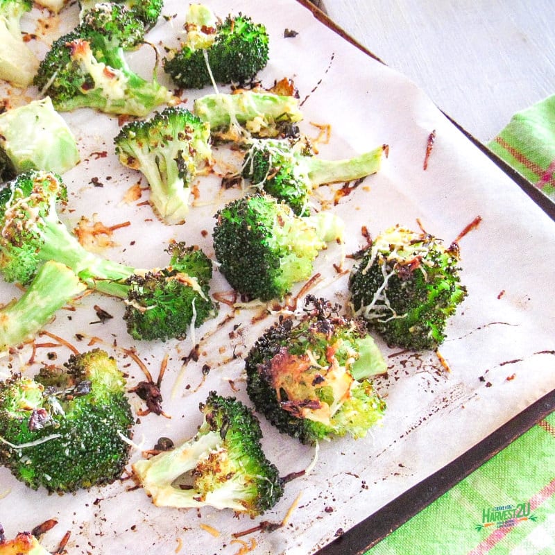 lemon parmesan roasted broccoli