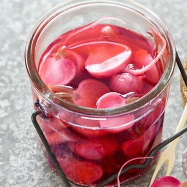 pickled radishes