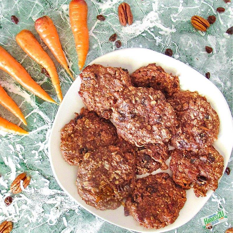 Carrot Cake Breakfast Cookies