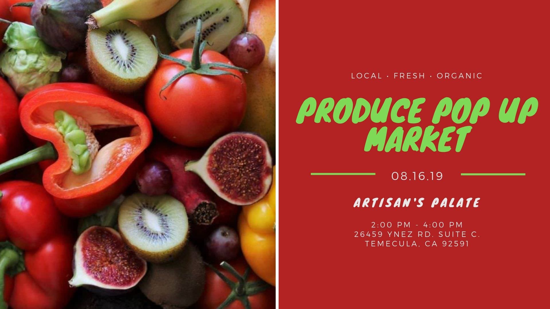 produce pop up market