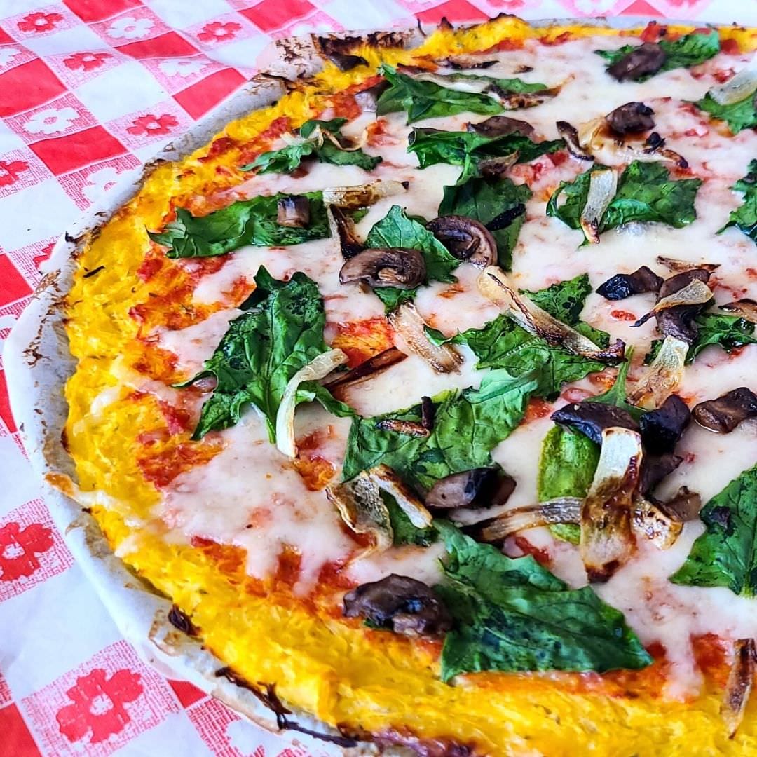 Spaghetti Squash Pizza Crust