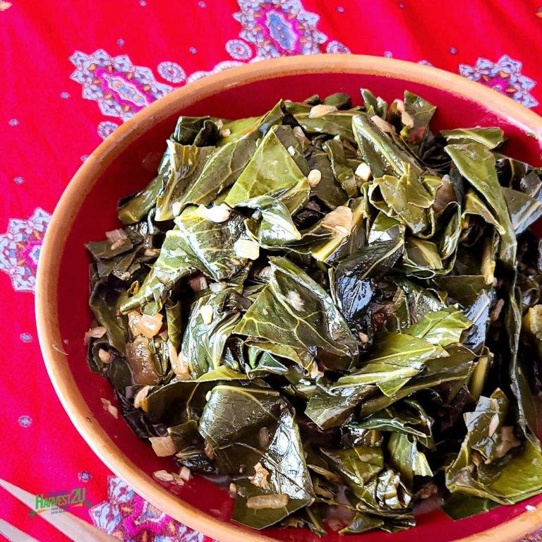 Vegan Braised Collard Greens