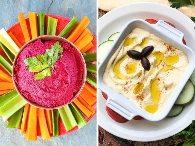 12 Fruit and Vegetable Based Dips-Hummus