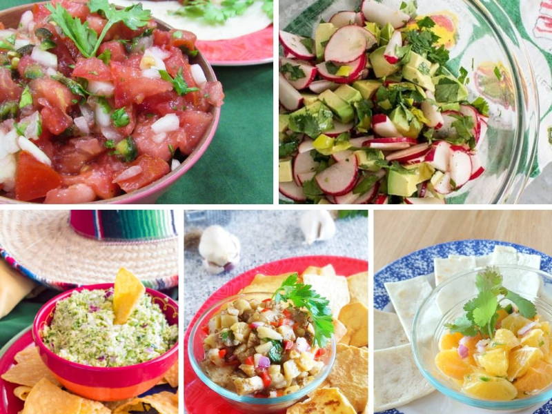 12 Fruit and Vegetable Based Dips-Salsas