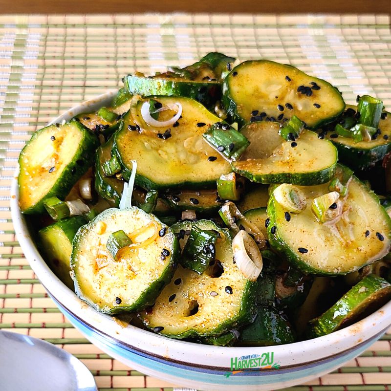 Spicy Korean Cucumber Salad